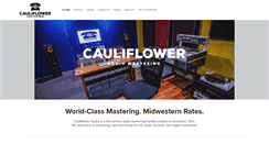 Desktop Screenshot of caulifloweraudio.com