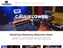 Tablet Screenshot of caulifloweraudio.com